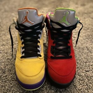 Nike Air Jorden 5 V retro SE “what the”. Multicolor.